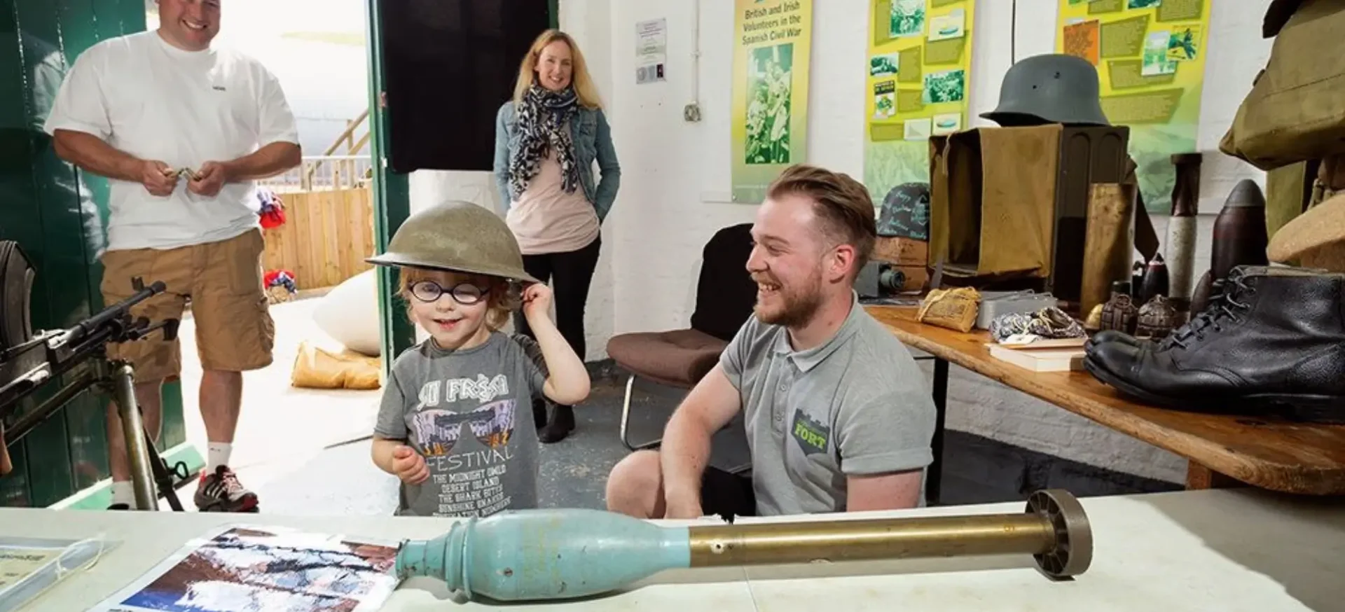 Visitors at Newhaven Fort