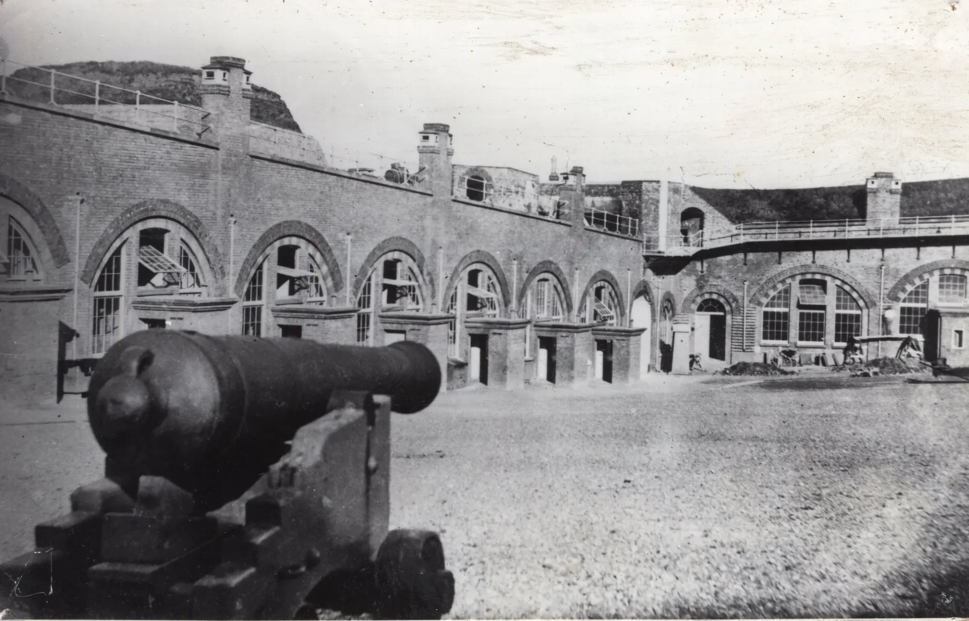 A photo of Newhaven Fort in 1871